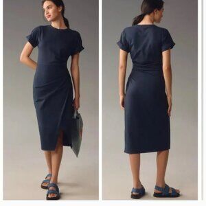 Frame Organic Cotton Wrap Style Dress, XS, BNWT